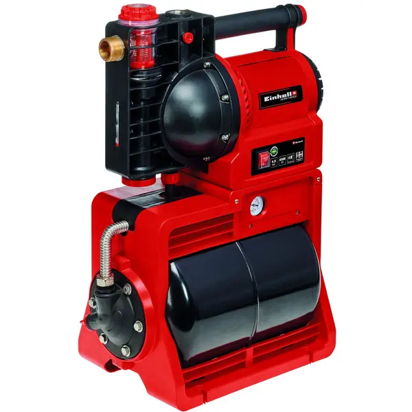 Einhell Hidrofor Einhell GE-WW 1145 ECO, 1100 W, debit maxim 4500 l/h, inaltime maxima 48 m, aspiratie maxim 8 m, presiune activare max. 1.5 bar, rezervor 20 l