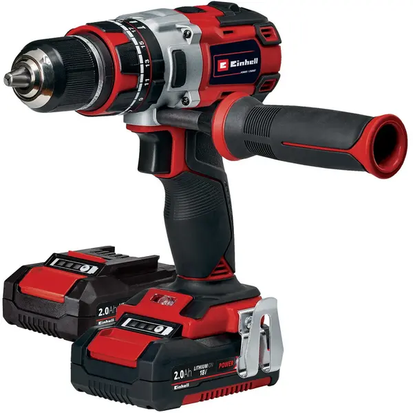 Einhell Masina de gaurit si insurubat (bormasina) pe acumulatori, Einhell Power X-Change TE-CD 18 Li-i BL (2x2,0Ah), brushless,18 V, 60 Nm