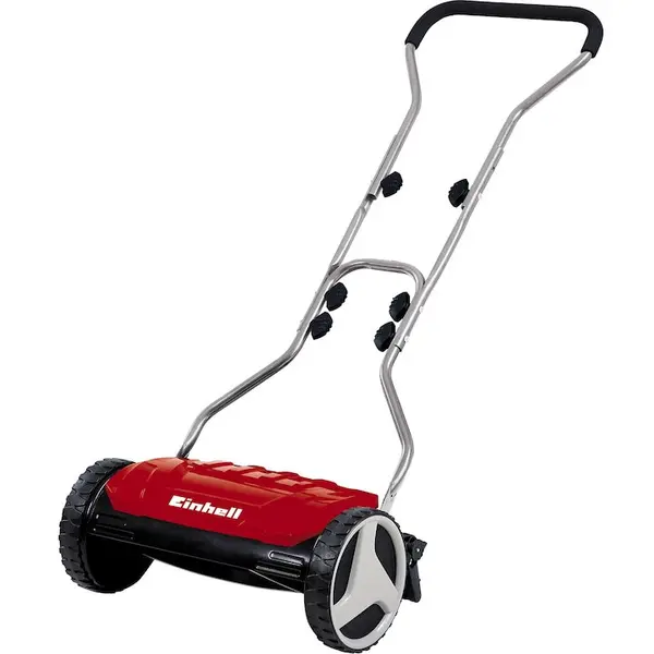 Einhell Masina de tuns gazon/iarba manuala Einhell GE-HM 38 S, latime taiere 38 cm, inaltime taiere 3.8 cm, 5 cutite pe tambur cu diametru de 12.5 cm