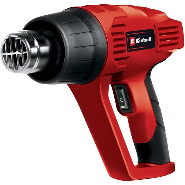 Einhell Pistol cu aer cald Einhell TC-HA 2000/1 , 2000W, 2 niveluri de temperatura 350°C/550°C, protectie impotriva supraincalzirii, 2 accesorii incluse, Rosu-Negru
