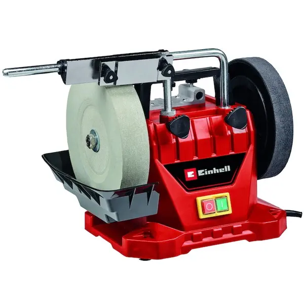 Einhell Polizor de banc umed/uscat Einhell TC-WG 200, 125 W, 180 mm diametru piatra polizare uscata, 200 mm diametru piatra polizare umeda