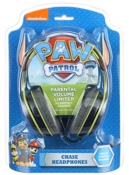 Ekids Disney Paw Patrol Chase Youth Headphones - Volume Control