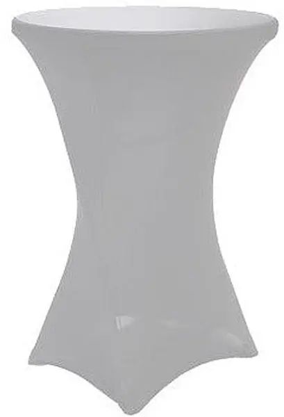 Elastan pentru masa de cocktail Horecano - Alb, 80 x 110 cm