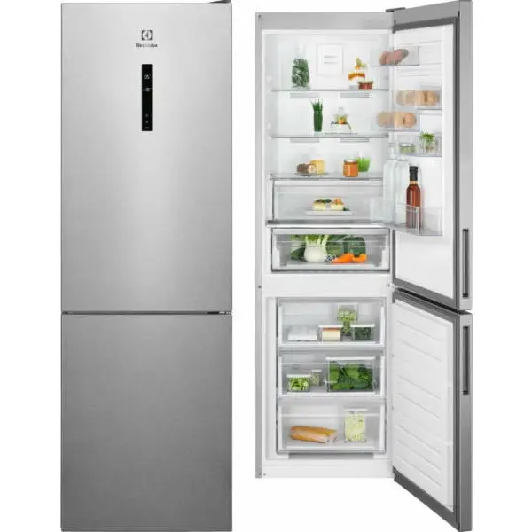 Electrolux Combina frigorifica Electrolux LNC7ME32X3, 330 L, Clasa E, Stainless steel