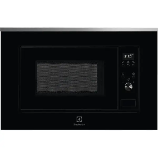 Electrolux Cuptor cu microunde incorporabil Electrolux LMS2203EMX, 20 l, 700 W, Avertizare sonora, Afisaj LED, Negru