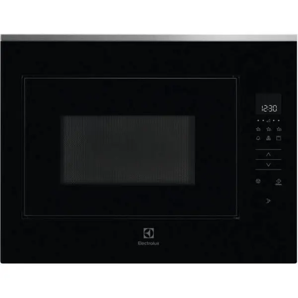 Electrolux Cuptor cu Microunde incorporabil KMFD264TEX, 26 l, Control electronic, 900 W, Gril, Timer, Afisaj digital, Avertizare sonora, Afisaj LED, Negru-Inox