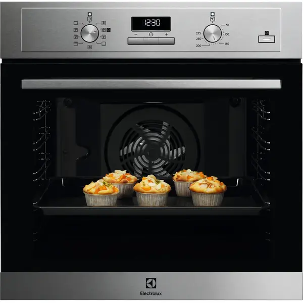 Electrolux Cuptor incorporabil Electrolux EOD3H70X, 72 l, SteamBake, Grill, Clasa A, Inox