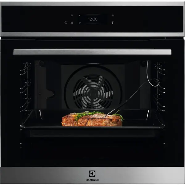 Electrolux Cuptor incorporabil Electrolux EOE8P39WX, Electric, 72l, Multifunctional, Wi-Fi, Convectie, Autocuratare pirolitica, Touch control, Grill, Senzor gatire, Clasa A+, Negru