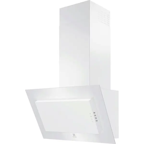 Electrolux Hota incorporabila decorativa Electrolux LFV326W, Putere de absorbtie 600 mc/h, Filtru de carbon inclus, 1 motor, 60 cm, Alb