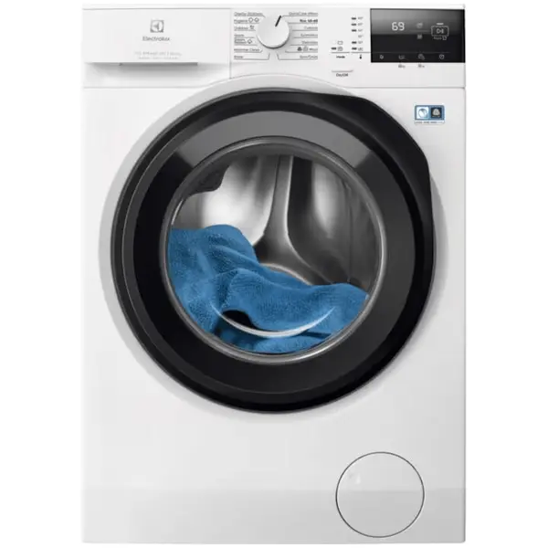 Electrolux Masina de spalat rufe cu uscator Electrolux Ecoline EW7W2612E, 10 kg spalare, 6 kg uscare, 1400 RPM, Clase A, Motor Inverter, SteamCare+Sensicare, TimeManager, Alb
