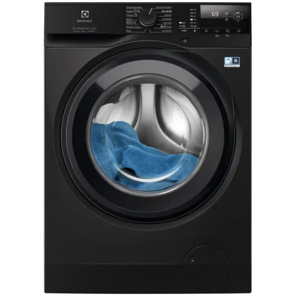 Electrolux Masina de spalat rufe cu uscator Electrolux EW7W2492, Spalare 9 kg, Uscare 5 kg, 1400 rpm, Clasa D, Motor Inverter, LCD, SteamCare, TimeManager, Argintiu inchis
