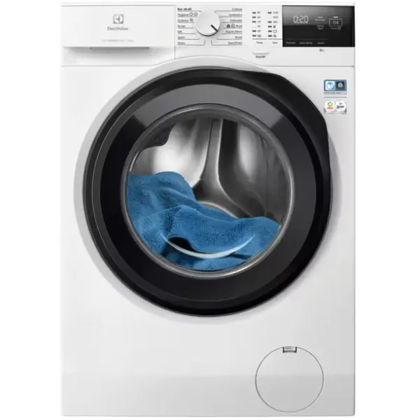Electrolux Masina de spalat rufe Electrolux EW6F2412E, 10 kg, 1400 RPM, Clasa A, Motor Inverter cu MagnetPermanent, SensiCare, TimeManager, Rapid 20 min, Alb