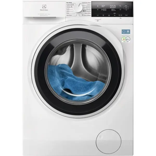 Electrolux Masina de spalat rufe ELECTROLUX EW7F3614SUE PerfectCare700 Ecoline, 10 kg, 1600 rpm, Clasa A, motor Inverter, display LED, SteamCare + SensiCare, dozator Universal, QuickCare 69', Rapid 20', Abur Improspatare, Sport,Outdoor, TimeManager, Al