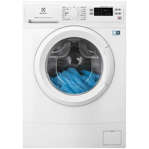 Electrolux Masina de spalat rufe Slim Electrolux EW6SM526WE, 6 kg, 1200 RPM, Clasa B, Motor Inverter cu MagnetPermanent, Rapid 14 min, Alb