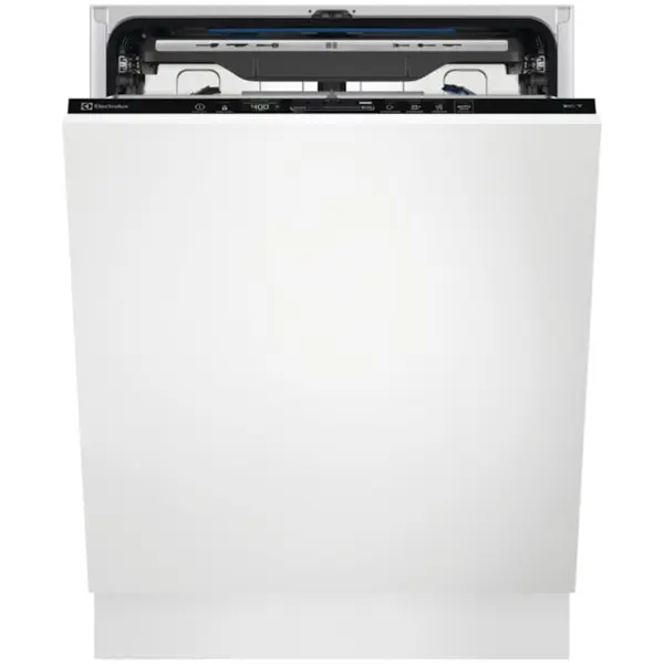 Electrolux Masina de spalat vase incorporabila Electrolux EEG69420W, 15 seturi, 8 programe, MaxiFlex, AirDry, QuickSelect, Iluminare interioara, Time Beam, WiFi, Afisaj digital, Clasa C, Motor inverter, 60 cm