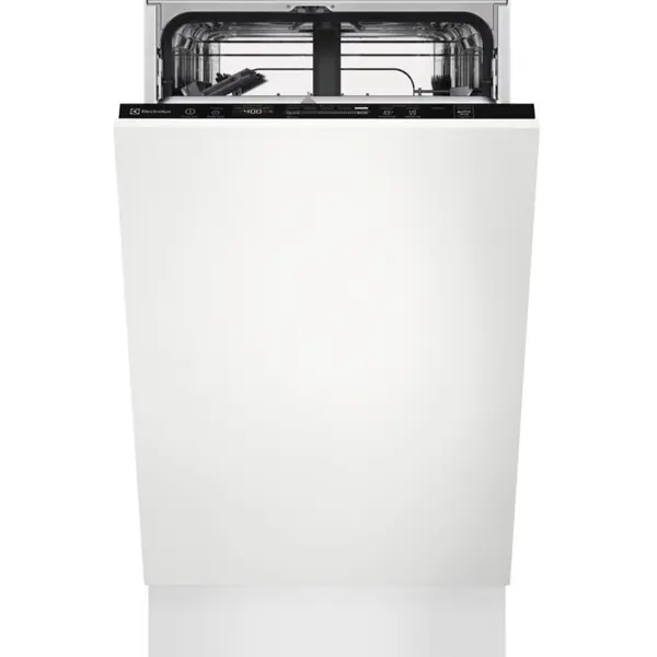 Electrolux Masina de spalat vase incorporabila Electrolux EES42210L, 9 seturi, 8 programe, Clasa E, SatelliteClean, AirDry, Quick Select, Proiectare luminoasa, 45 cm, Alb