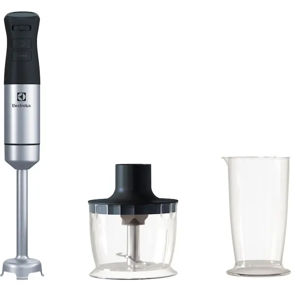 Electrolux Mixer vertical Electrolux E5HB1-6SS, 1000 W, Viteza variabila + Turbo, Minitocator, Tel, Vas mixare, Negru / Inox
