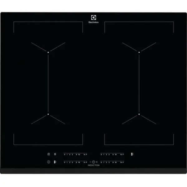 Electrolux Plita incorporabila Electrolux EIV644, Inductie, 4 zone de gatit, DoubleBridge, PowerBoost, Timer, Control touch, 60 cm, Sticla neagra