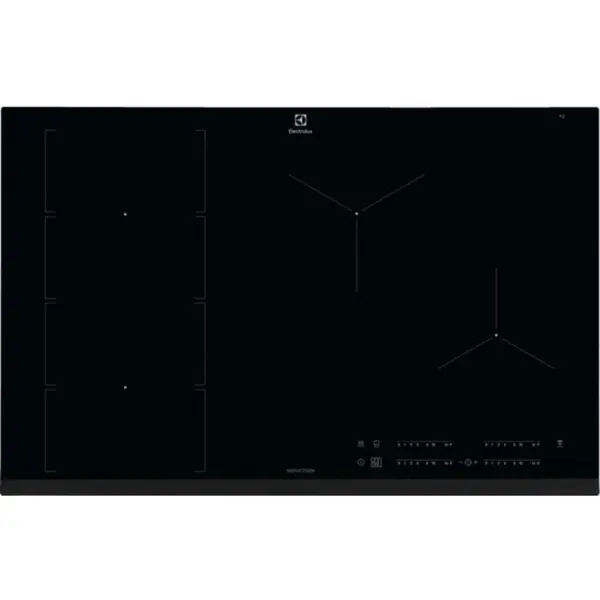 Electrolux Plita incorporabila Electrolux EIV854, Inductie, 78 cm, 4 zone de gatit, Touch control, Timer, Ceramica