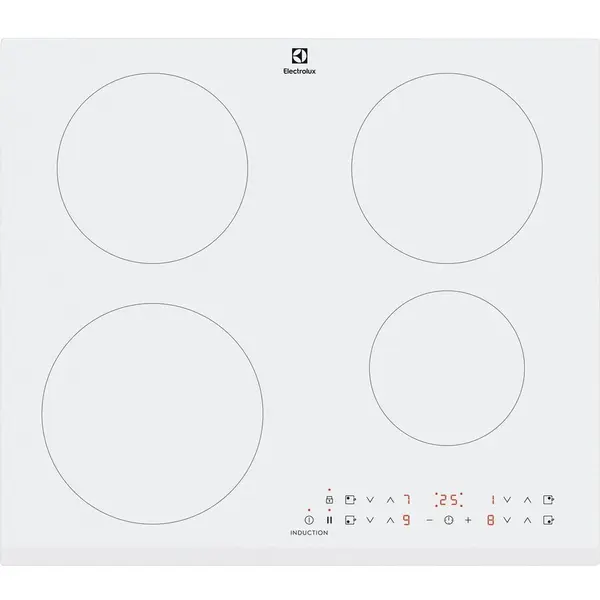 Electrolux Plita Incorporabila Electrolux LIR60430BW, Inductie, 4 zone de gatit, 59cm, Alb