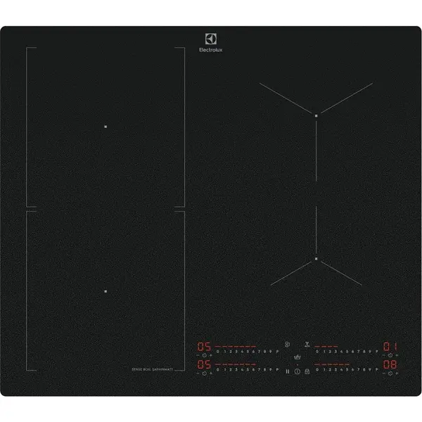 Electrolux Plita inductie, incorporabila Electrolux EIS62453IZ, 4 arzatoare, Touch control, 60 cm, Negru