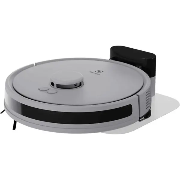 Electrolux Robot de aspirare Electrolux ER71HW1UG, aspirator si mop, tehnologie LiDAR, WI-FI, app Electrolux, 4000Pa, baterie 3200mAh, 46 Wh, 4 viteze, autonomie pana la 140 minute, rezervor apa / praf 280 ml, gri inchis