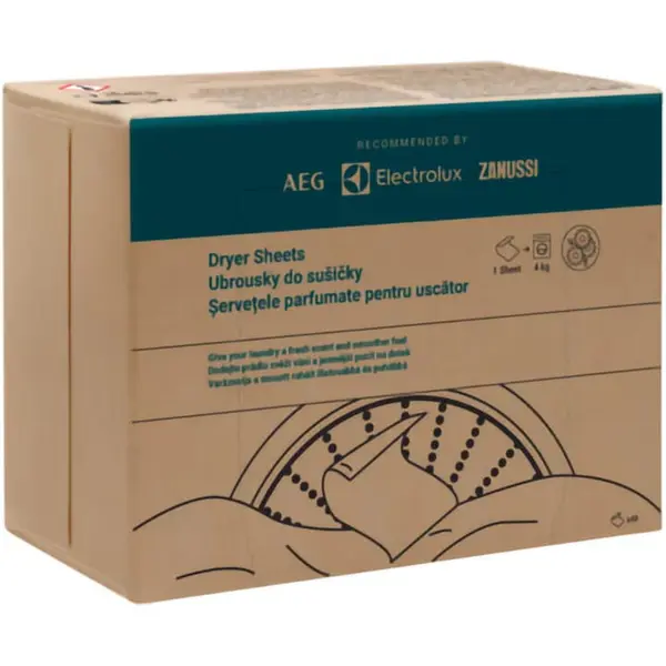 Electrolux Servetele parfumate pentru uscator Electrolux, 40 buc