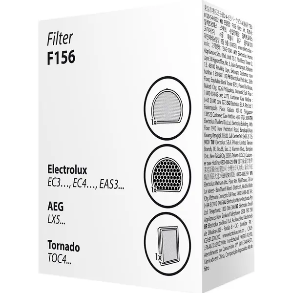 Electrolux Set 3 filtre Electrolux F156 pentru aspiratoare fara sac din gama Ease C4