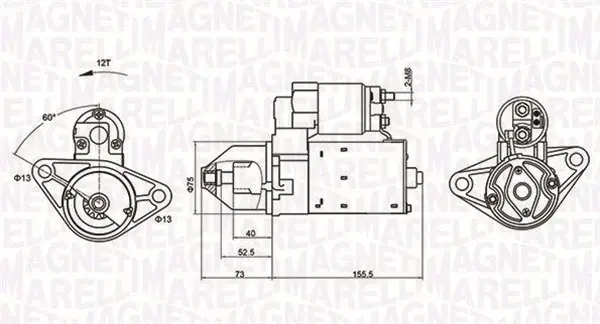 Electromotor (12V, 1,1kW) MG MG TF, MG ZR, MG ZS, MGF; ROVER 200, 25, 400, 45 1.6 1.8 2.5 intre 1995-2009