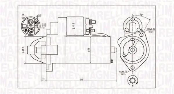 Electromotor (12V, 1,7kW) potrivit AUDI 80 B2, 80 B3, 80 B4, 90 B3, A4 B5, A4 B6, A4 B7, A6 C4, A6 C5; FERRARI 328 GTS, MONDIAL; SEAT ALHAMBRA, CORDOBA, CORDOBA VARIO 1.6D-3.4 08.80-06.08