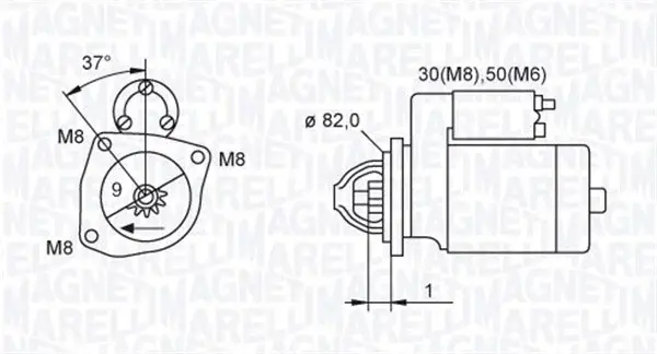 Electromotor (12V, 2,5kW) CITROEN JUMPER; FIAT DUCATO; PEUGEOT BOXER 2.3D 2.8D dupa 1999