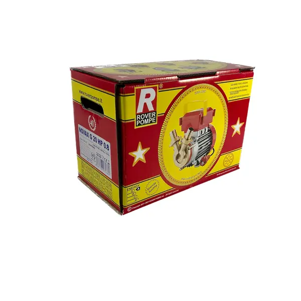Electropompa Novax G 20 HP 0.8, inoxidabila, pentru transvazare vin si lichide alimentare - Default Title