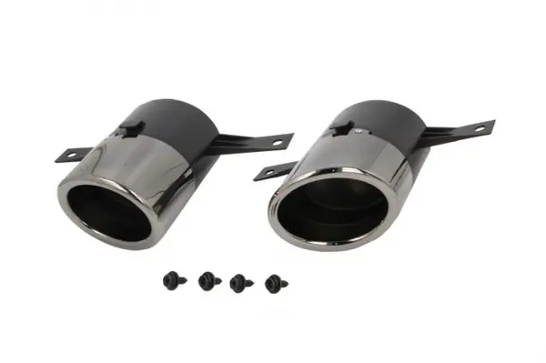 Element bara (2 buc., plastic, negru lucios, AMG STYLING) potrivit MERCEDES A-KLASA W177 04.18-10.22