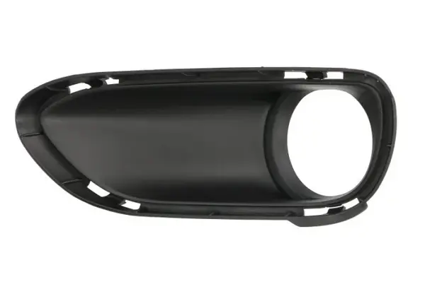 Element bara fata stanga (cu orificii lampa ceata, gri, TURBO) potrivit PORSCHE CAYENNE II 92A 958 06.10-10.14