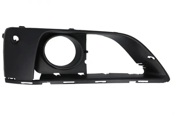 Element bara fata stanga (cu orificii lampa, cu orificii senzor parcare, plastic, negru, LUXURY) potrivit BMW 2 Active Tourer F45, F46, 2 Gran Tourer F46 09.14-12.18