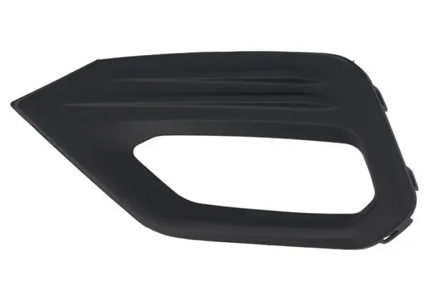 Element bara fata stanga (cu orificii lampa, plastic, negru-mat, ST) potrivit FORD FIESTA VII 04.17-11.21