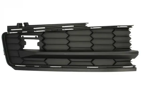 Element bara fata stanga (cu orificii senzori parcare, plastic, negru) potrivit SKODA KODIAQ 03.17-12.18