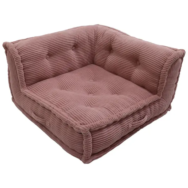 Element Canapea Modulară, textil, roz antic