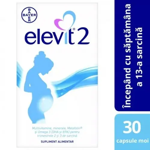 Elevit2, 30 capsule moi Zephyr Labs