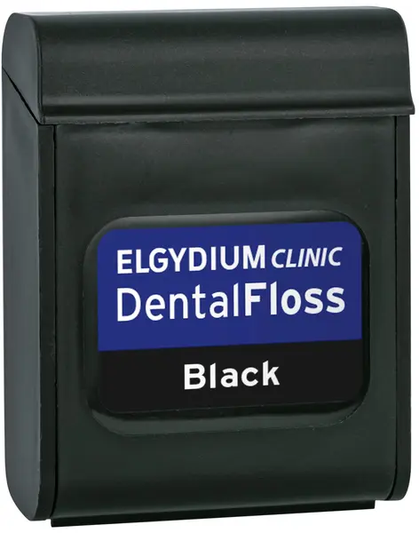 Elgydium Clinic Ață dentară cu clorhexidină, neagră