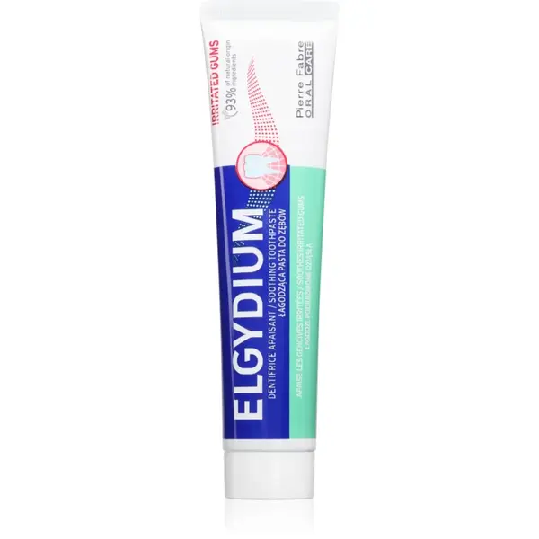 Elgydium Irritated Gums pastă de dinți ajuta la refacerea gingiilor iritate 75 ml