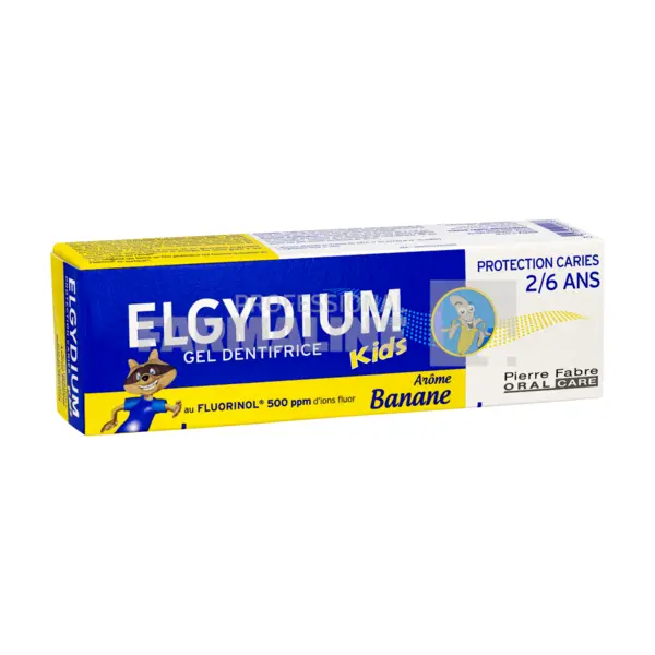 Elgydium Kids Pasta de dinti banana 2-6 ani 50 ml