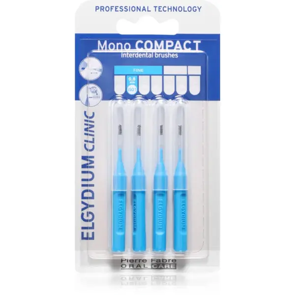 Elgydium Mono Compact perie interdentara Blue 4 buc