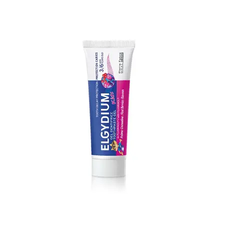 Elgydium Pachet Duo Pasta De Dinti Copii Aroma Fructe de Padure 3-6 ani 50 ml
