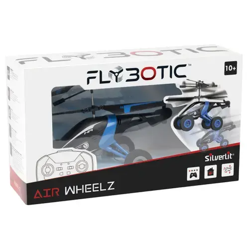 Elicopter cu telecomanda - Wheelz (Negru/Albastru)