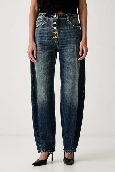 Elisabetta Franchi blugi relaxed fit pentru femei