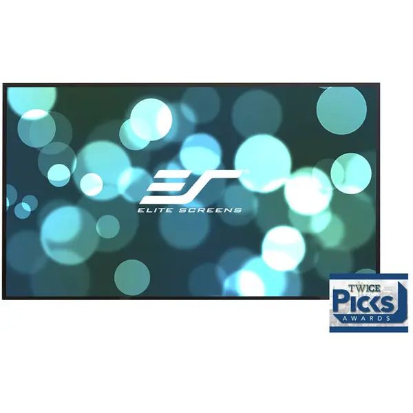 ELITESCREENS Ecran proiectie cu rama fixa, de perete, 299 x 168 cm, EliteScreens AEON, AR135WH2, Format 16:9