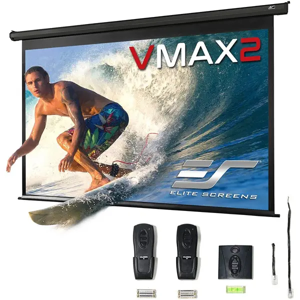 ELITESCREENS Ecran proiectie electric, perete/tavan, 234.7 cm x 132 cm, EliteScreens VMAX106UWH2,Format 16:9, trigger 12v