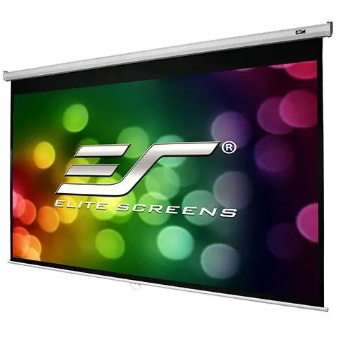 ELITESCREENS Ecran proiectie perete/tavan ELITESCREENS M135XWH, marime vizibila 300 cm x 168 cm, Format 16:9