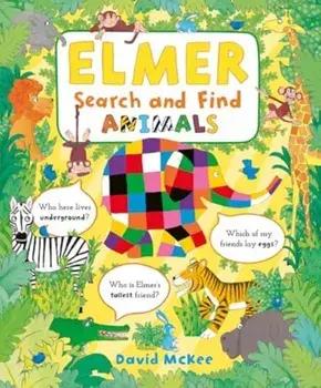 Elmer Search and Find Animals, Board book/David McKee